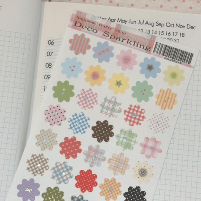 해피스트플러피샵 데코 스파클링 스티커