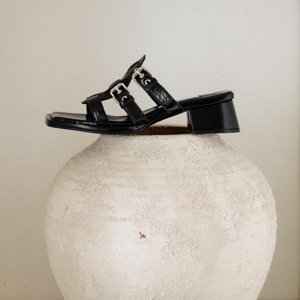 Dieppe buckle mules _ 5colors