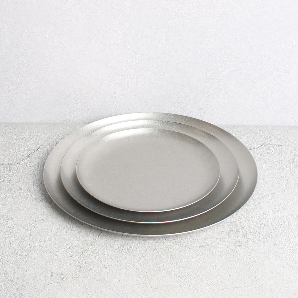 아게다빈트로 스텐무광 빈티지 원형접시 라운드 플랫플레이트 (3size)