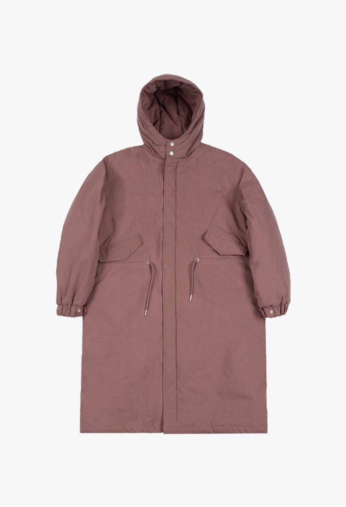 [Women’s Edition] M-65 피쉬테일 후드 패딩 야상 코트_Indi pink