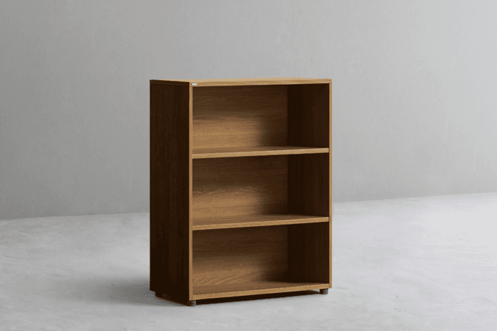 800폭 3단 깊은 목제 책장 (오픈형) DSBC483