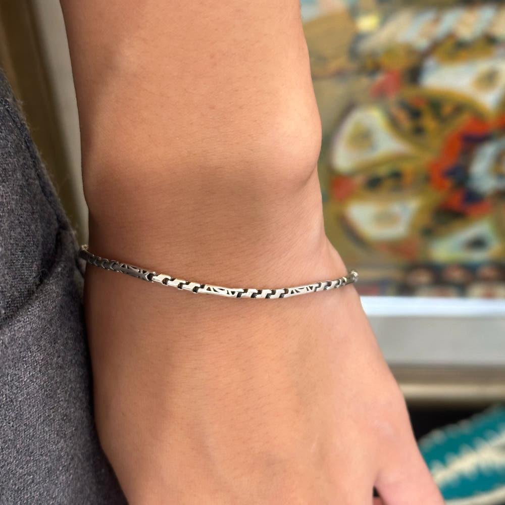 Tribal Bar 925Silver bracelet