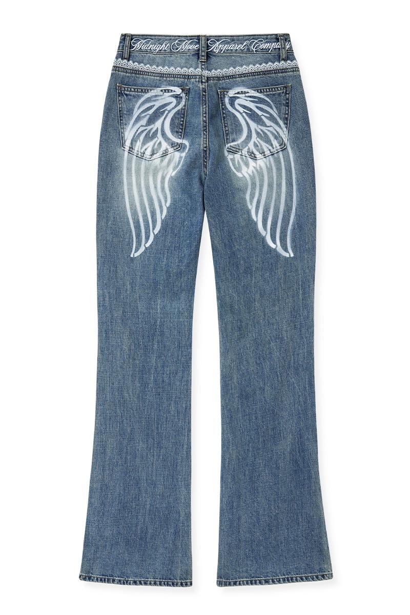 lace bt pants (blue)