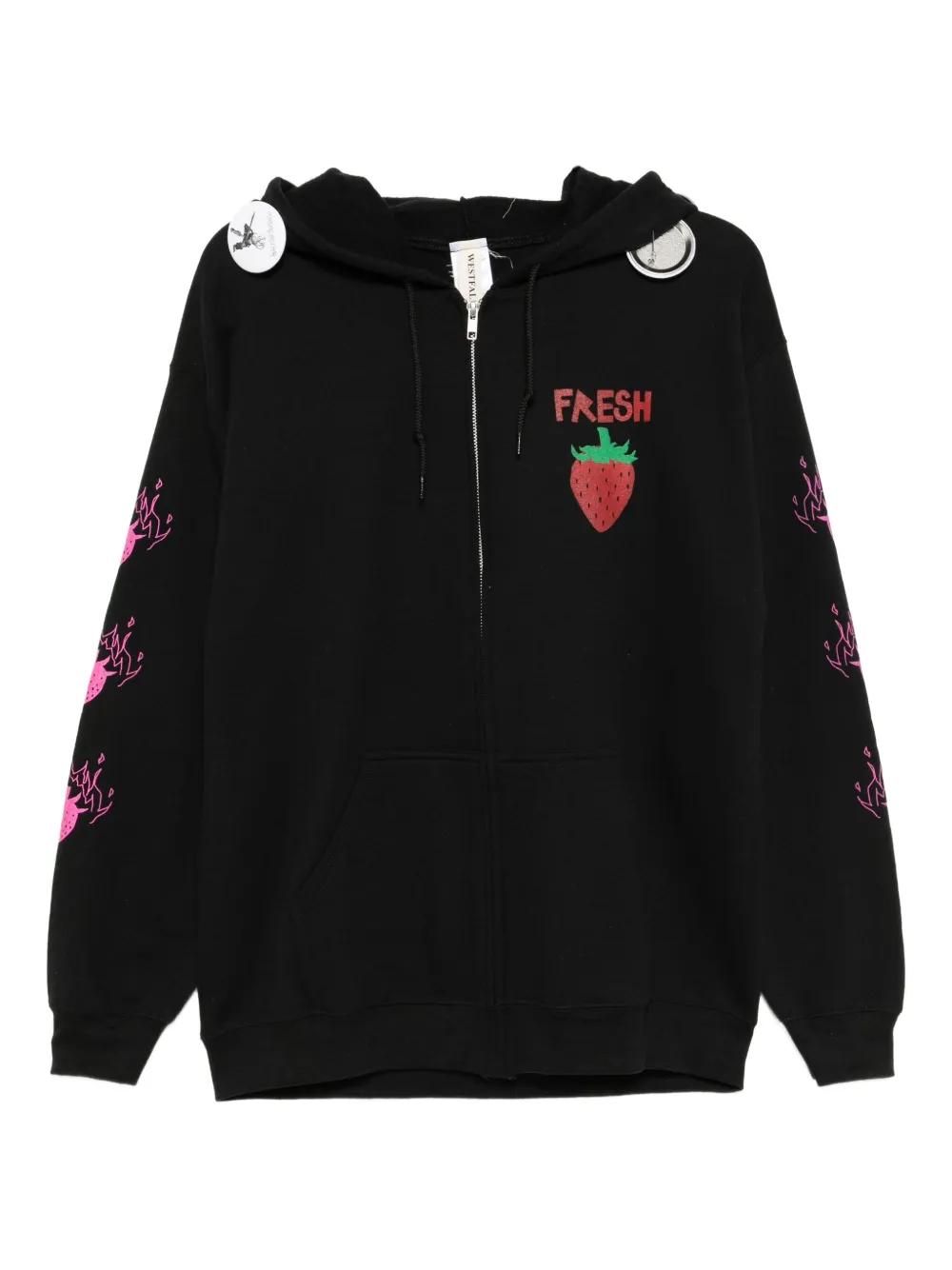 WESTFALL graphic-print Hoodie | Black | FARFETCH ZA