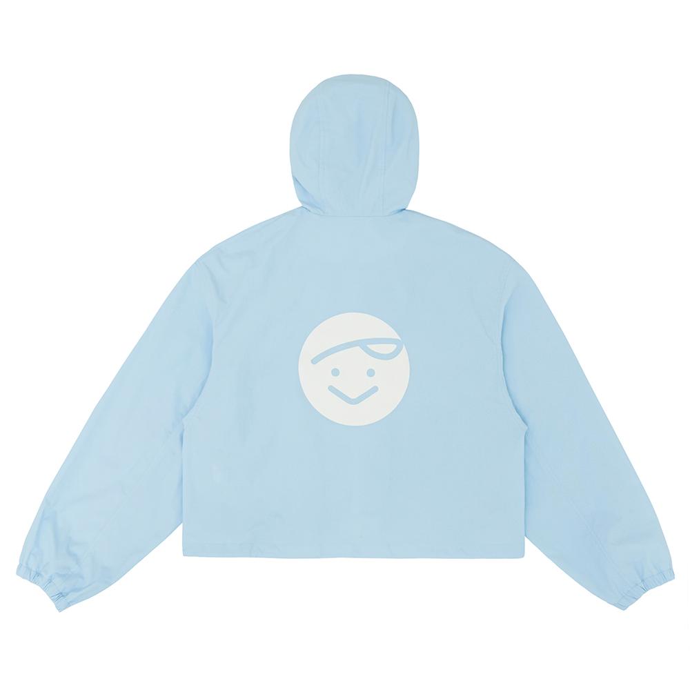 Giant Smiley Windbreaker (airy blue)