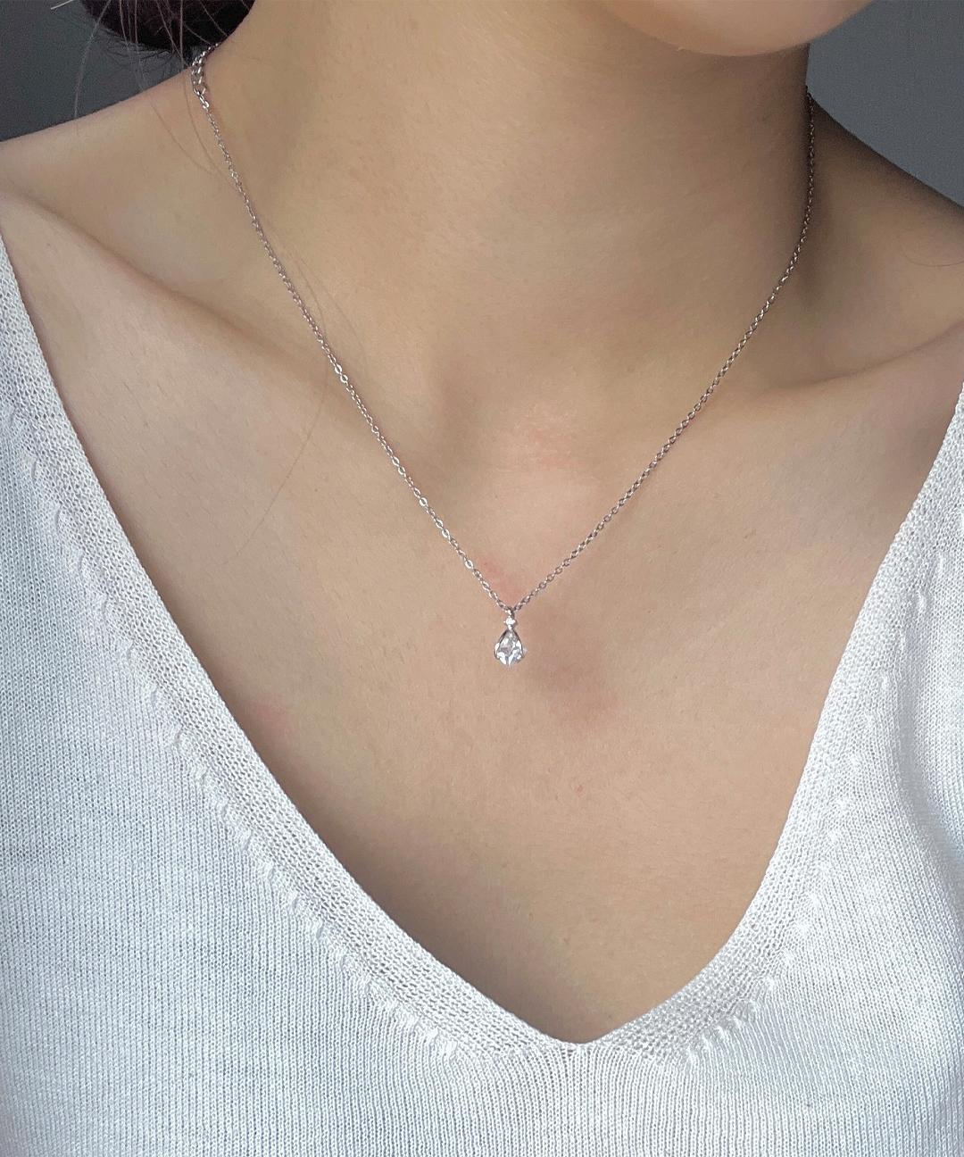 퍼피띵 유기견 후원 데일리 써지컬 호롱불 목걸이 no.32