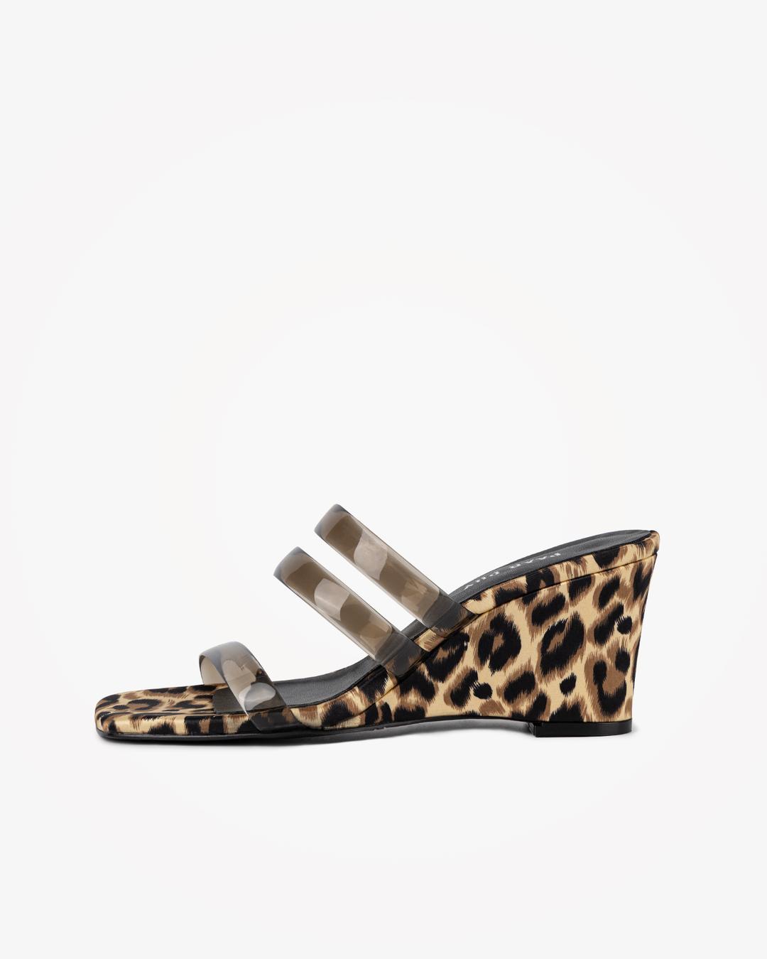 [파르피x멀샤] PP GALZE SANDALS (SATIN LEOPARD)