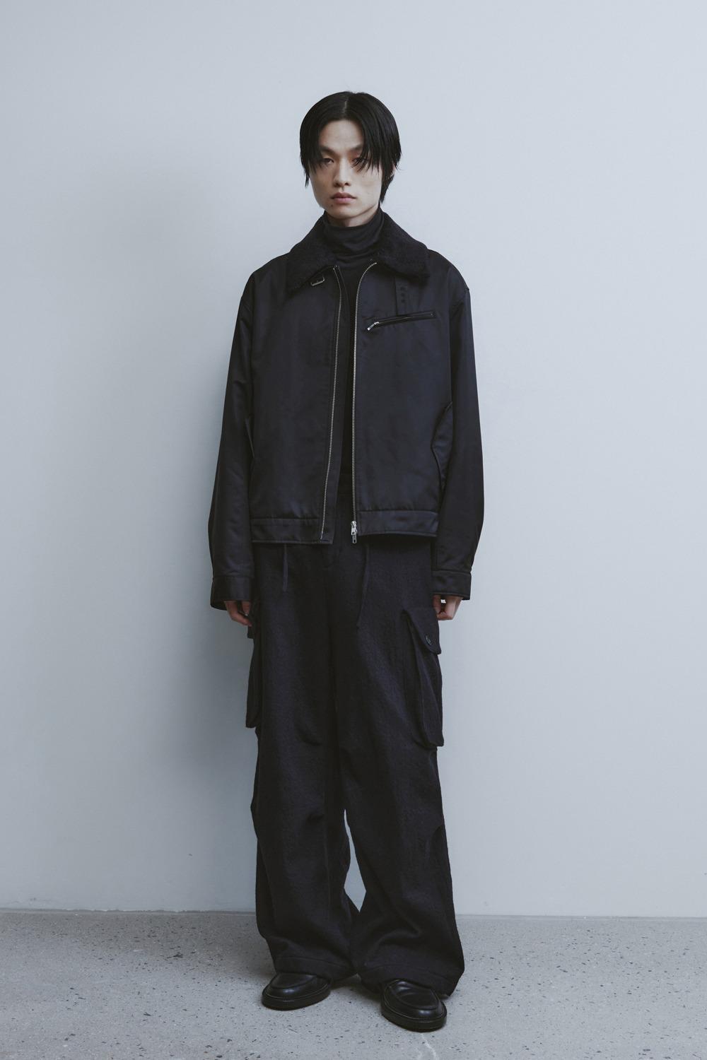 Faux Shearing Collar Blouson
