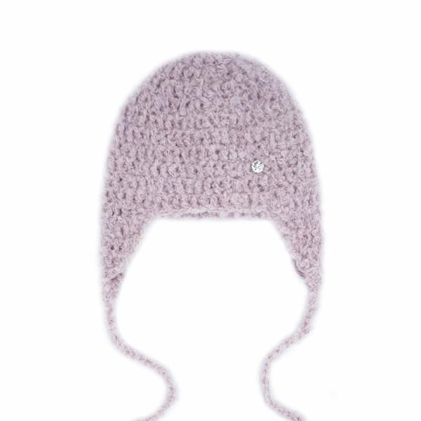 Clover Alpaca Earflap - Lavender