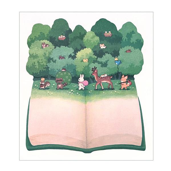 [딸기의 마음] 숲속 여행을 떠나요 메모지
