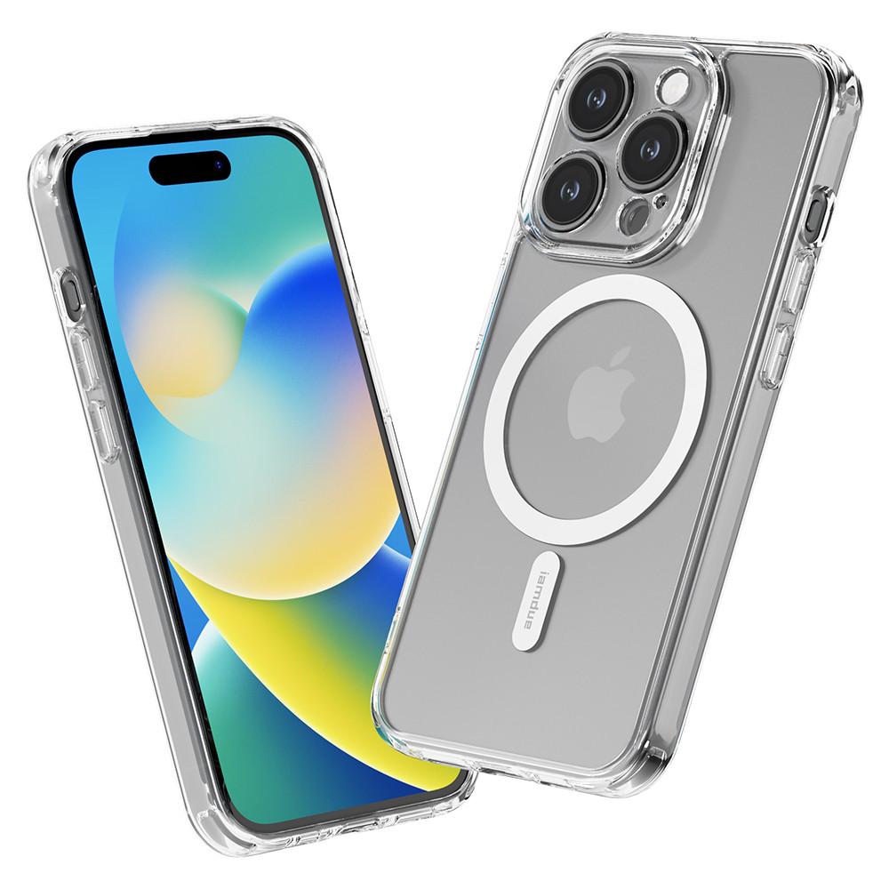 아이폰15 프로 맥스 케이스 맥세이프 변색없는 투명 맥플러스