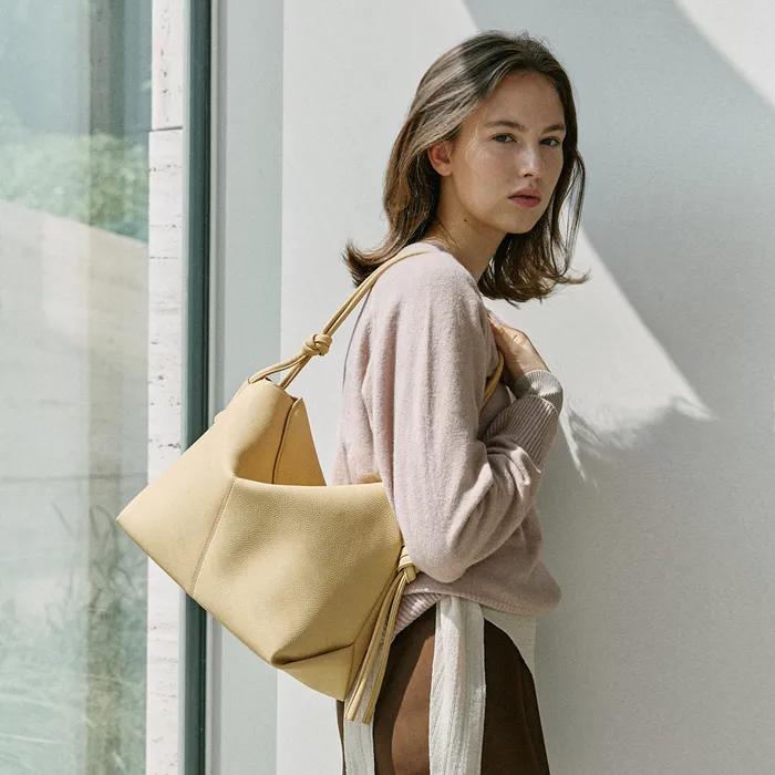 NODI BAG _ butter 숄더백 호보백