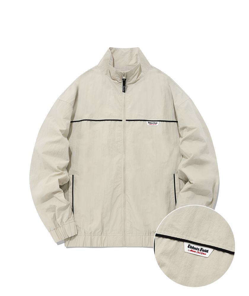 베이직 로고 트랙 자켓 아이보리