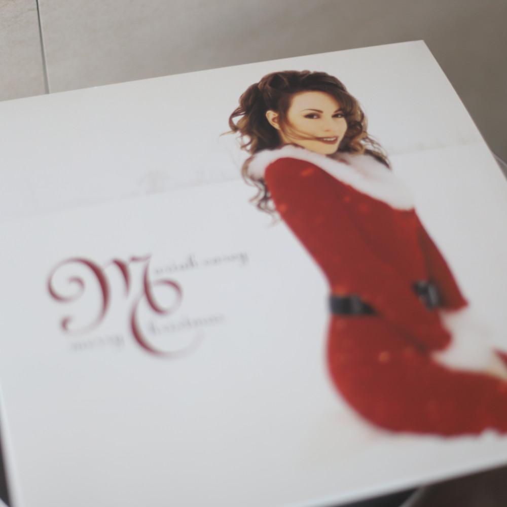 머라이어캐리 메리크리스마스캐롤 엘피 판 레코드 바이닐 vinyl 레드 LP 음반