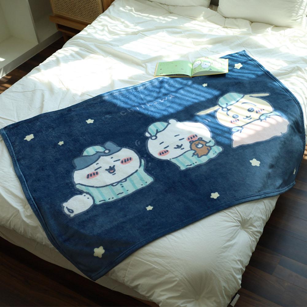 먼작귀 단독패턴 담요 2종 140x100 집순이 블랭킷 차박 학생 사무실 캐릭터담요