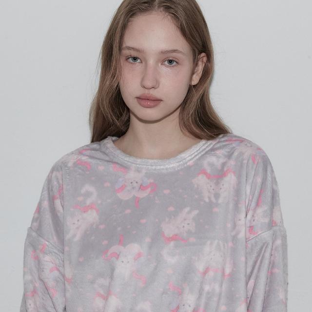 [3차]vintage love cat winter pajama (수면잠옷)