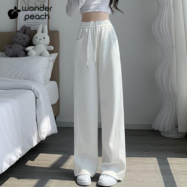 WPN82 바나 스웻 와이드 팬츠