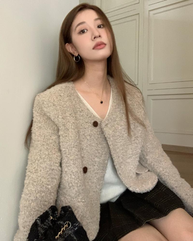 [CoverApparel] 울튼 카라리스 자켓 /1Color