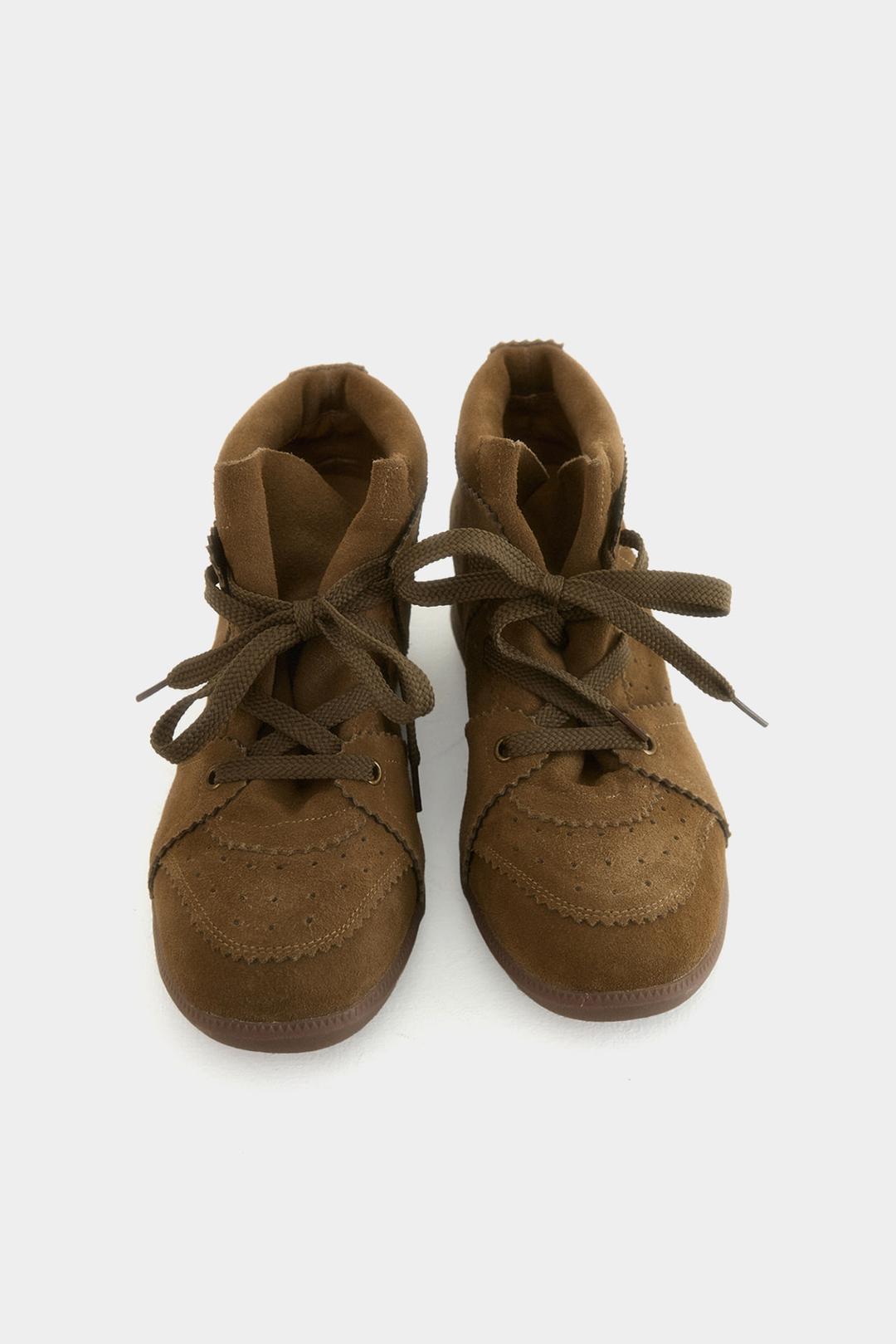 HIGH-TOP WEDGE SNEAKERS