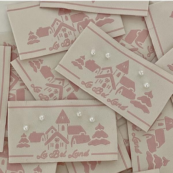 Winter village label (4ea)