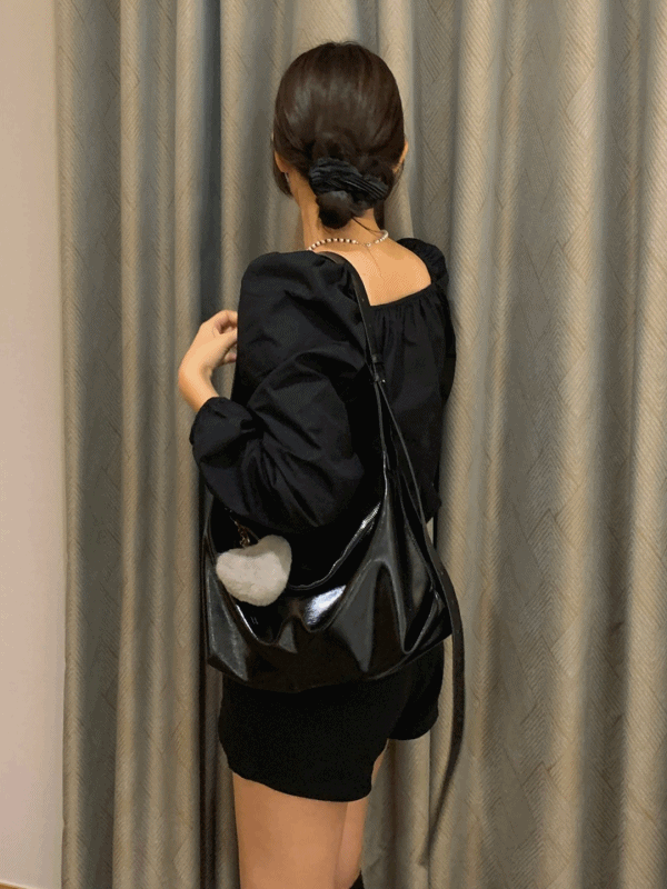 일리 가죽 숄더백 크로스백