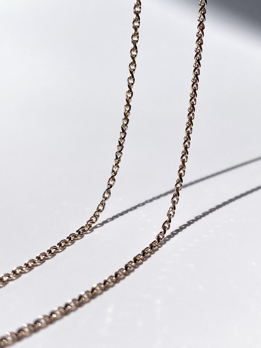 엣지트위스트체인팔찌 14K 18K