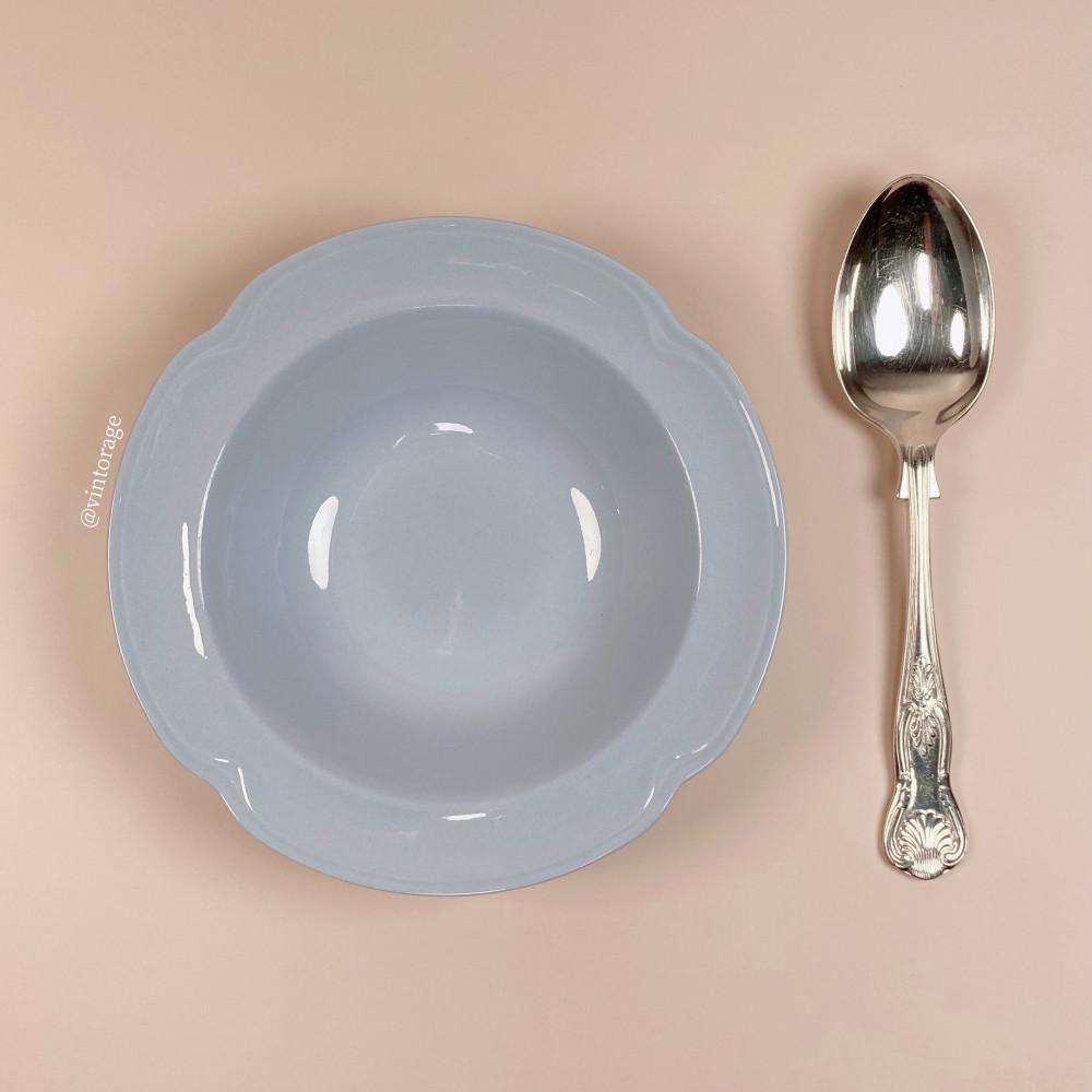 1950s 존슨브라더스(Johnson Bros) Grey dawn 디저트 보울(bowl) 영국빈티지그릇 빈티지그릇 엔틱식기 모던빈티지