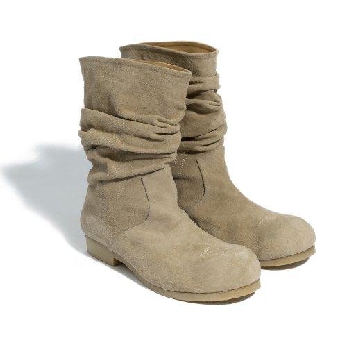 [WESKEN X NOTTZ] Draped Western Boots BEIGE