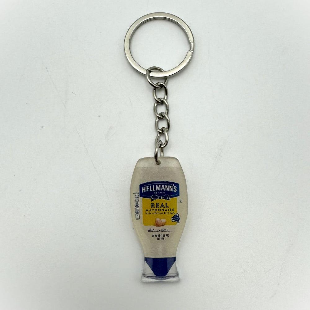 [중고] Vintage keychain Mayonnaise 음식키링 빈티지키링 키홀더 열쇠고리