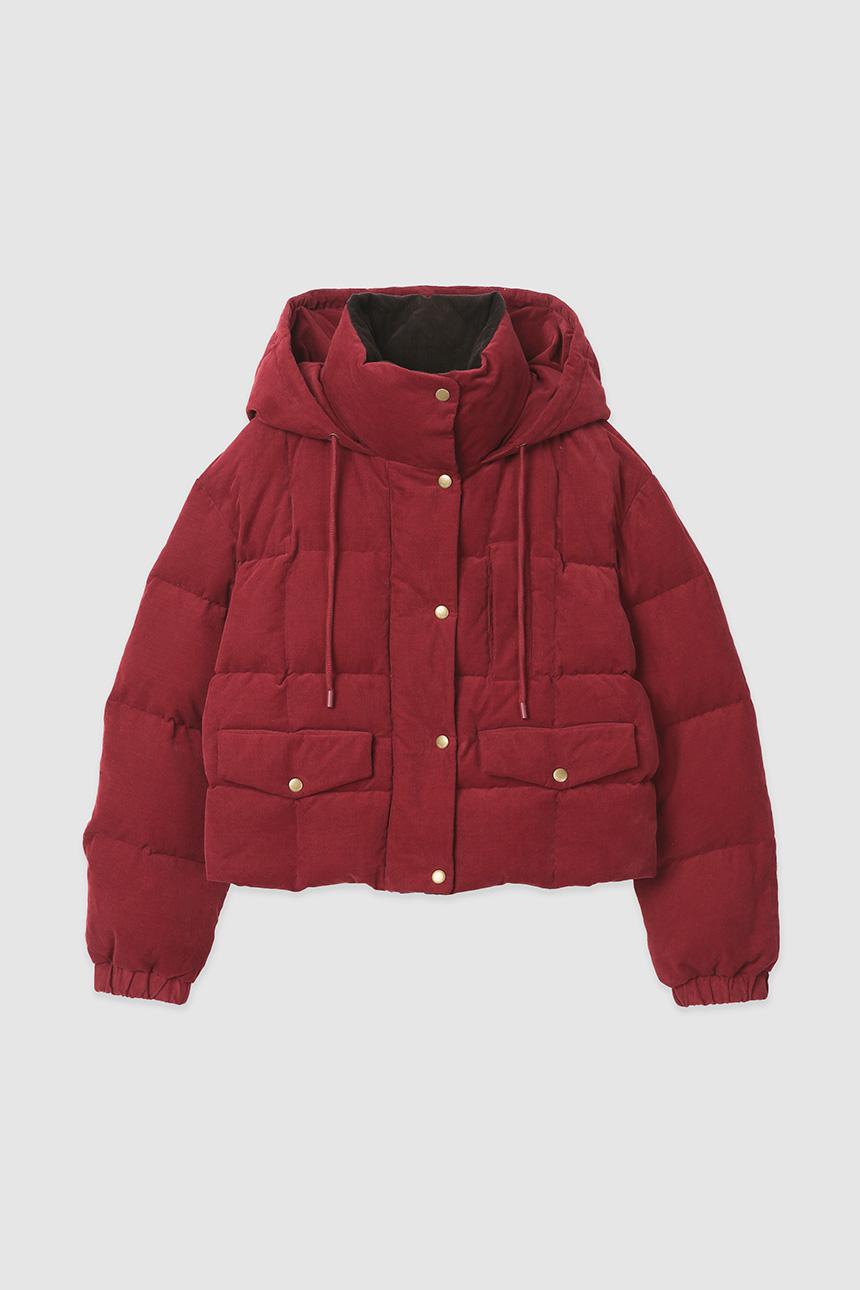 고데이 코듀로이 푸퍼 다운 자켓 (Red)