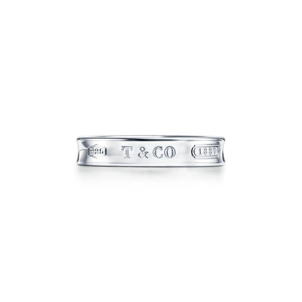 티파니 1837 반지 Tiffany & Co 1837 Ring Silver Narrow