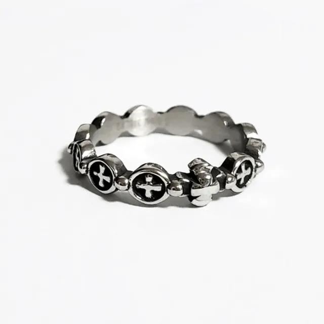 [손민수템][R09] Cross Ring 앤틱 십자가 크로스링 묵주반지