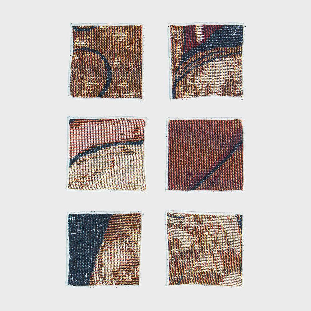 [SEOSEW] Tea coaster - Brown/Green