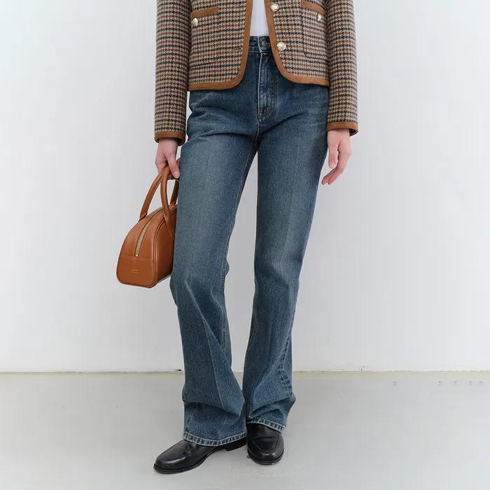 70S SEMI FLARED JEANS CLASSIC MID BLUE_UDPA5C209B3