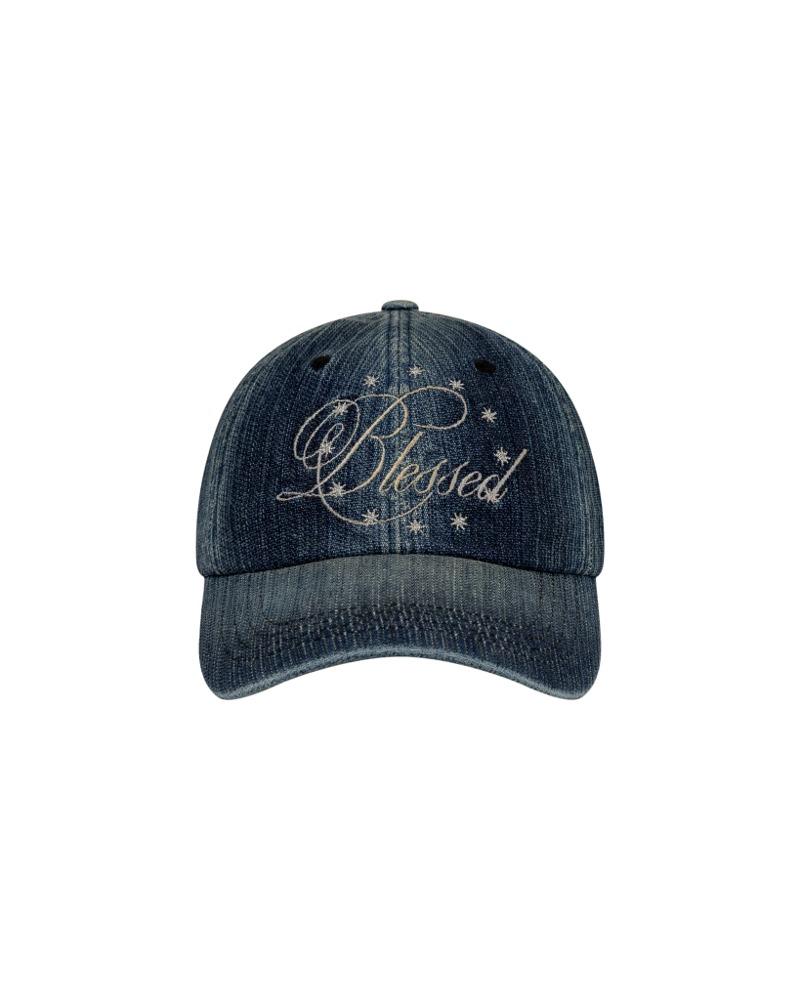 [1/19 예약베송] BLESSED STRIPE DENIM BALL CAP