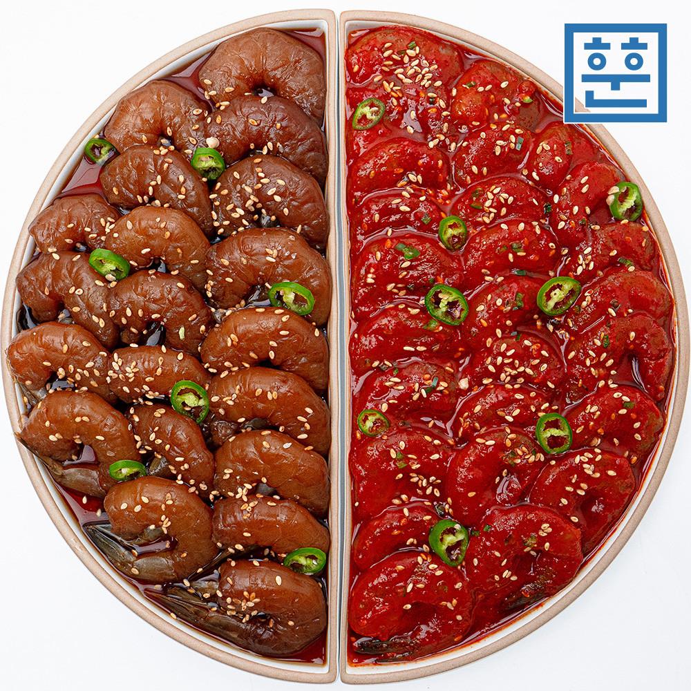 훈훈수산 깐새우장 간장/양념 300g 1kg