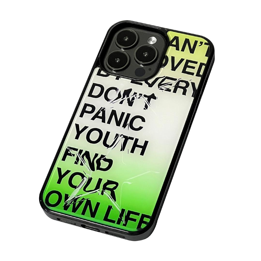 Transparent Star_GREEN (Glass / Magsafe)