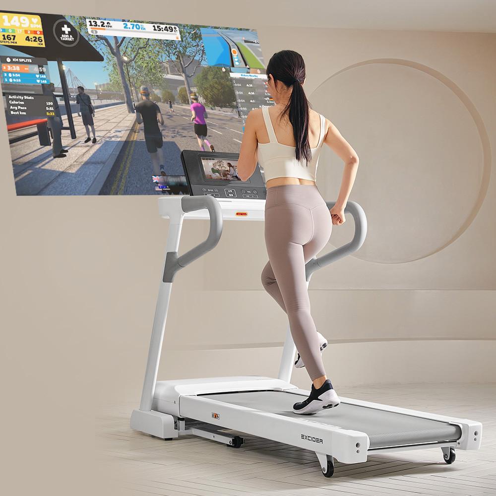 엑사이더 런닝머신 ZS3000 즈위프트 스마트 리얼게임 가정용 접이식 층간 저소음트레드밀