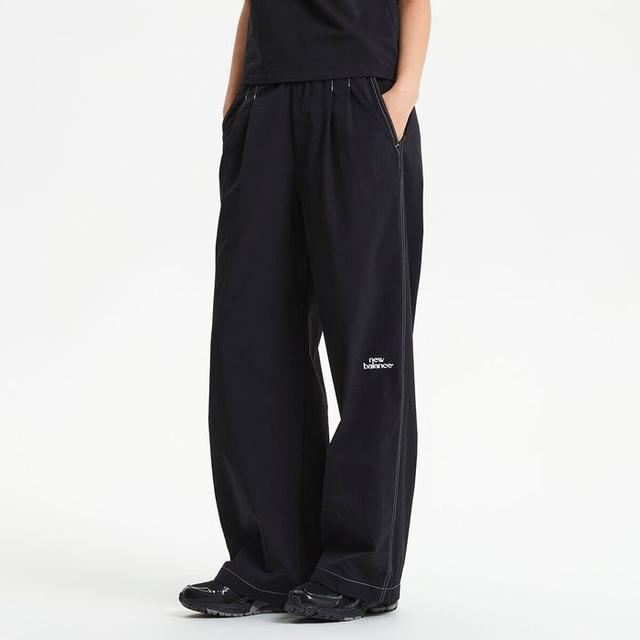 NBNTF3W612 / WOMEN 풀밴딩 투턱 와이드팬츠 (BLACK)