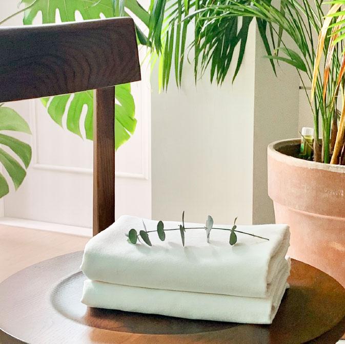 오랜 강화 소창수건 3겹 (국내산 무형광 면사 100%) 오랜라이프 oren 소형