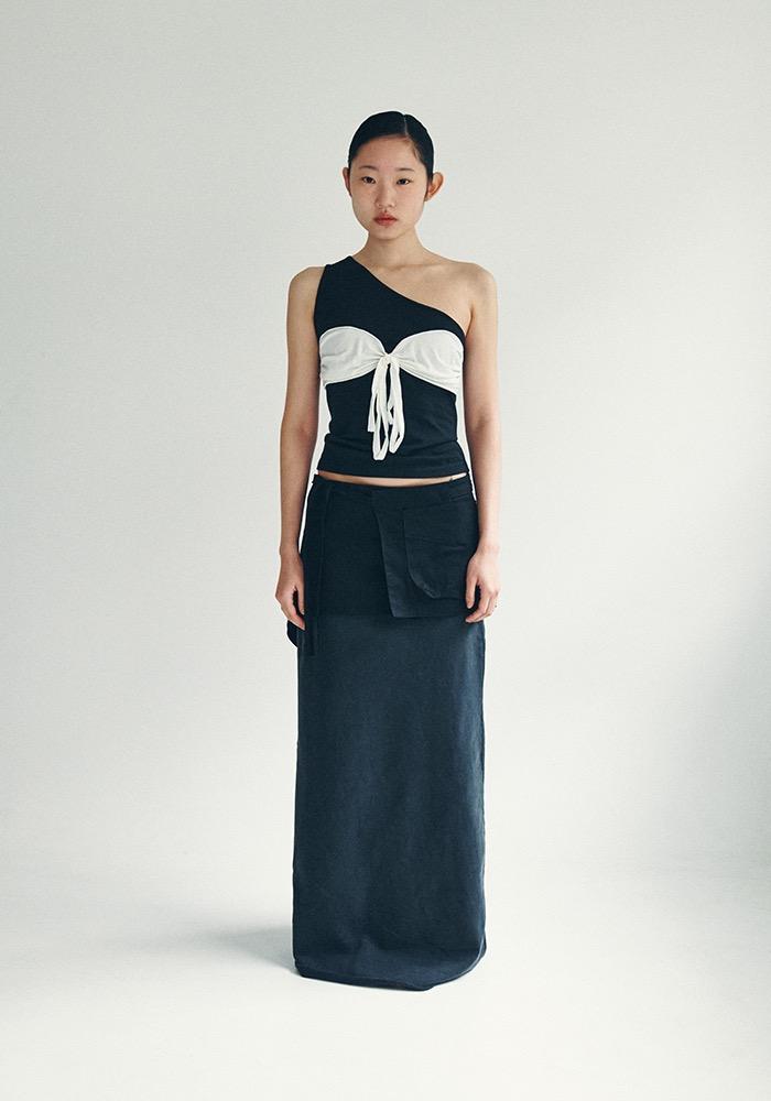 Mini Wrap Apron Black
