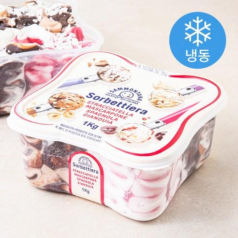 사몬타나 소르베티에라 젤라또 4가지맛 (냉동), 1kg, 1개 - 샌드류/기타 | 쿠팡