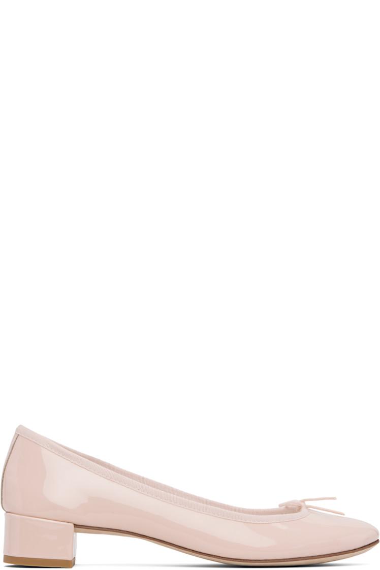 Repetto Pink Camille Ballet Heels 242296F122052