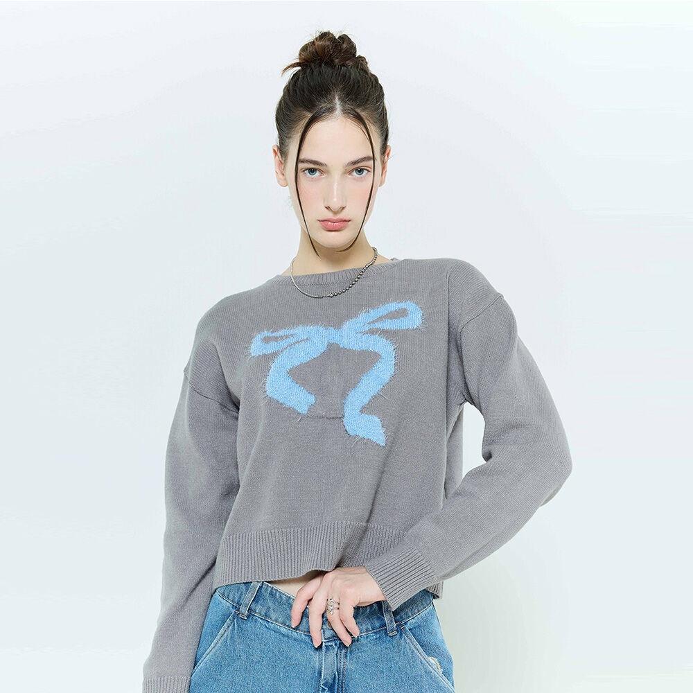 L6 RIBBON MIX KNIT(GRAY)