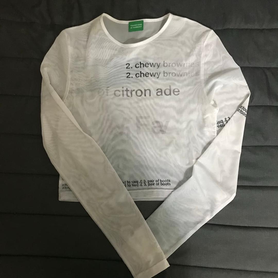 인앤양인하모니 시스루 티셔츠 | 후루츠패밀리