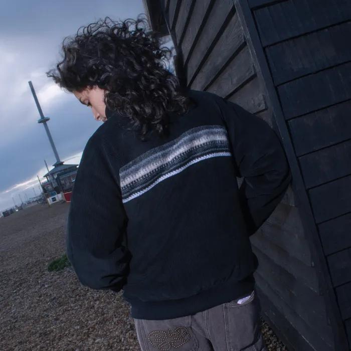 Frontier Corduroy Harrington Jacket Black