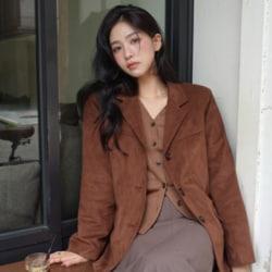 (스타필드 안성 로엠)페이크 스웨이드 자켓 RMJKF4TR99