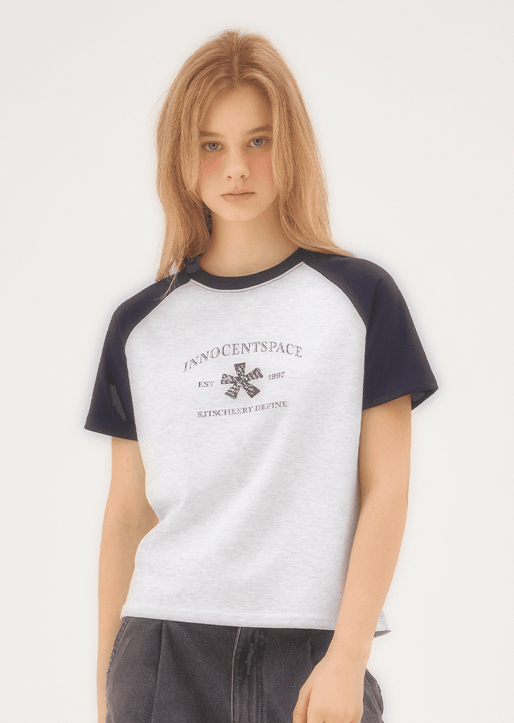 Bloom Raglan T-shirt (Melange)