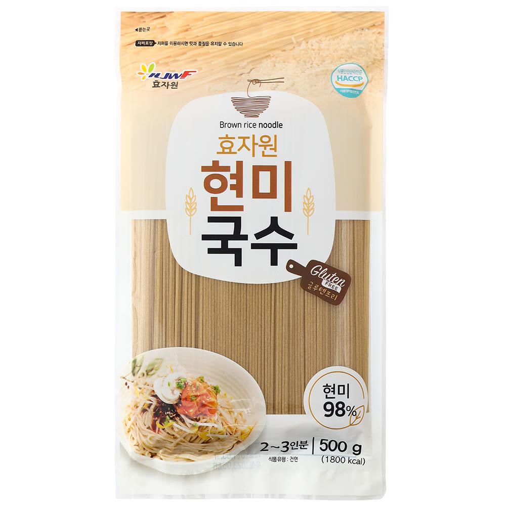 효자원식품 효자원 현미국수 500g 5봉