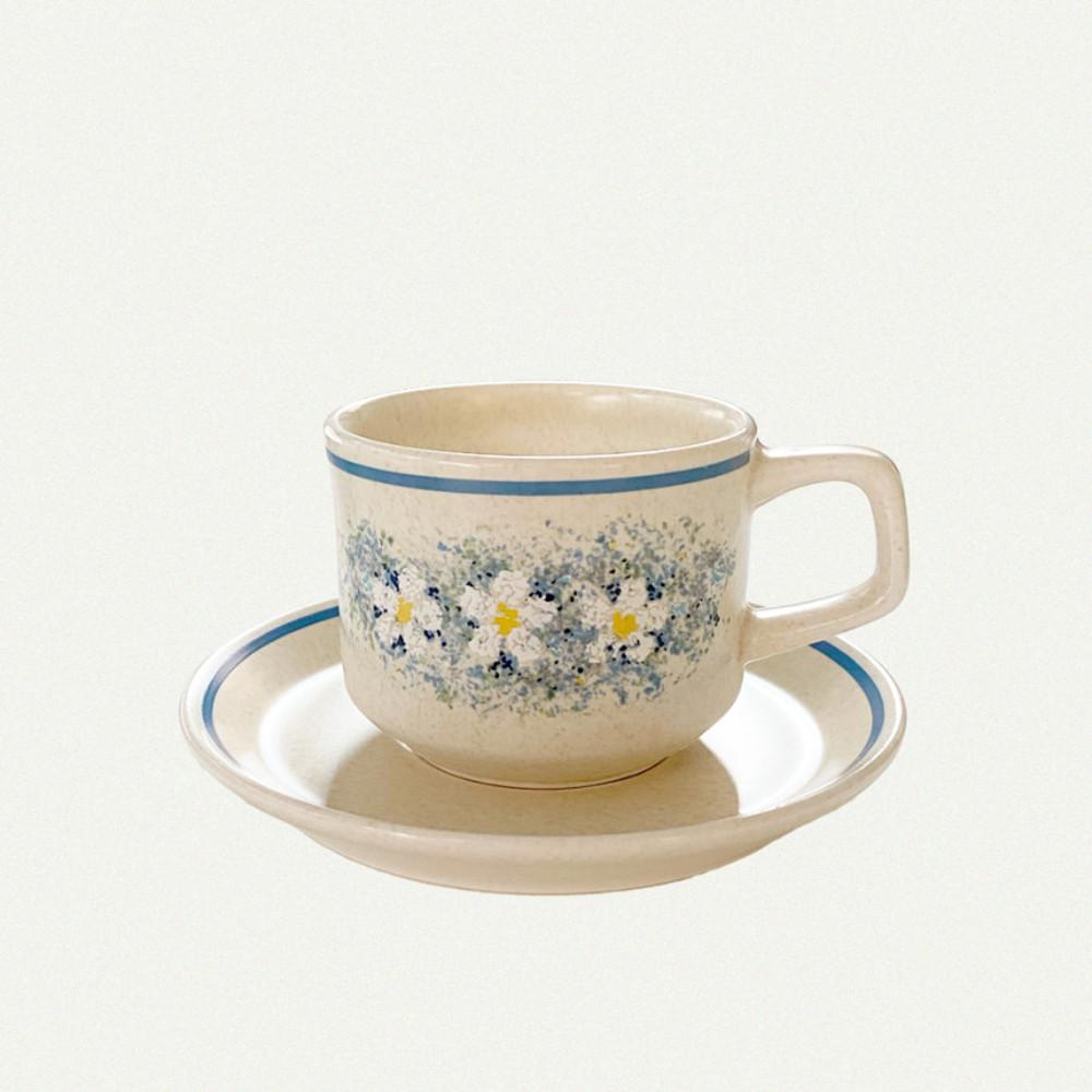 (오아페 빈티지) 듀드롭스 컵앤소서 세트 dewdrops cup & saucer set